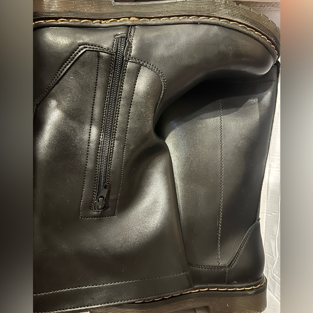 Modern Rush Womens Jacklyn Rain Boots in Black New In Box - Picture 3 of 14